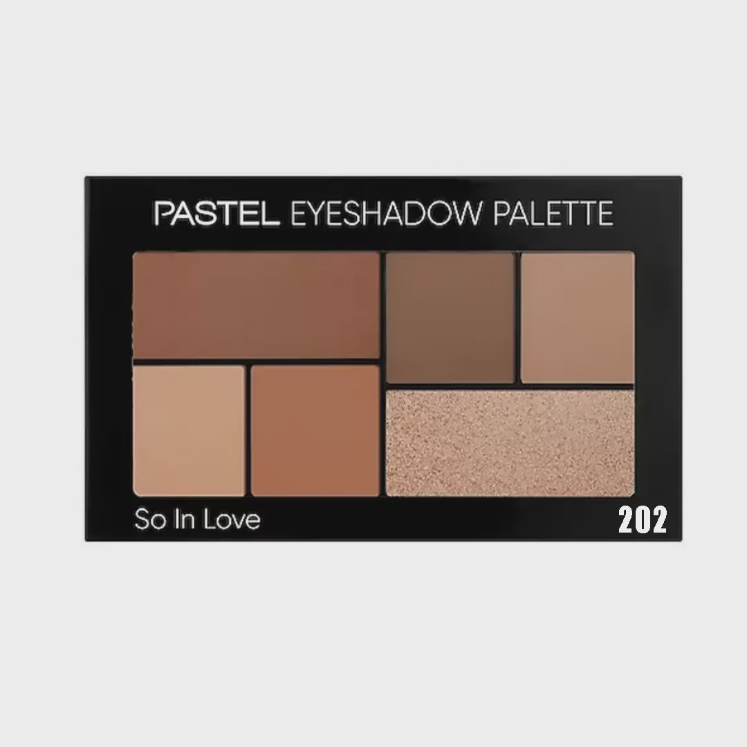 پالت سایه 6 رنگ پاستل (Pastel) مدل So In Love شماره 202