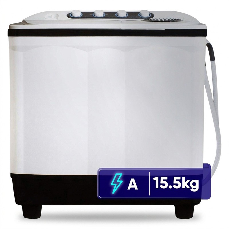 ماشین لباسشویی دو قلو 15.5 کیلوگرم نیمه اتوماتیک پاکشوما مدل PTF 1504 AJجدید