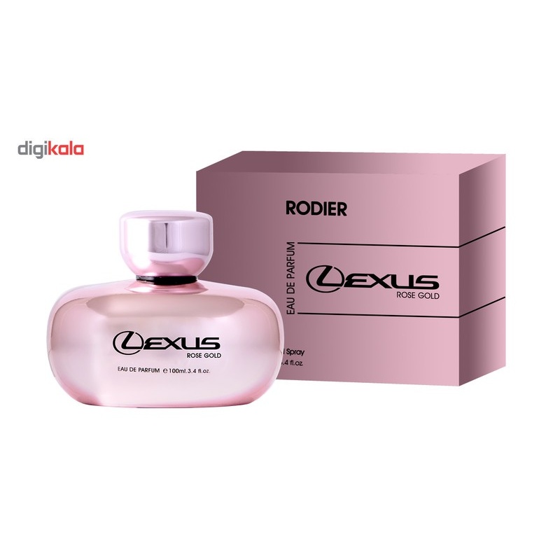 ادو پرفیوم زنانه رودیر مدل Lexus Rose Gold حجم 100 میلی لیترجدید