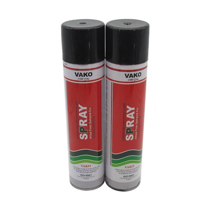 اسپری رنگ مشکی واکو مدل 300ML حجم 1.200 لیتر بسته 2 عددیجدید