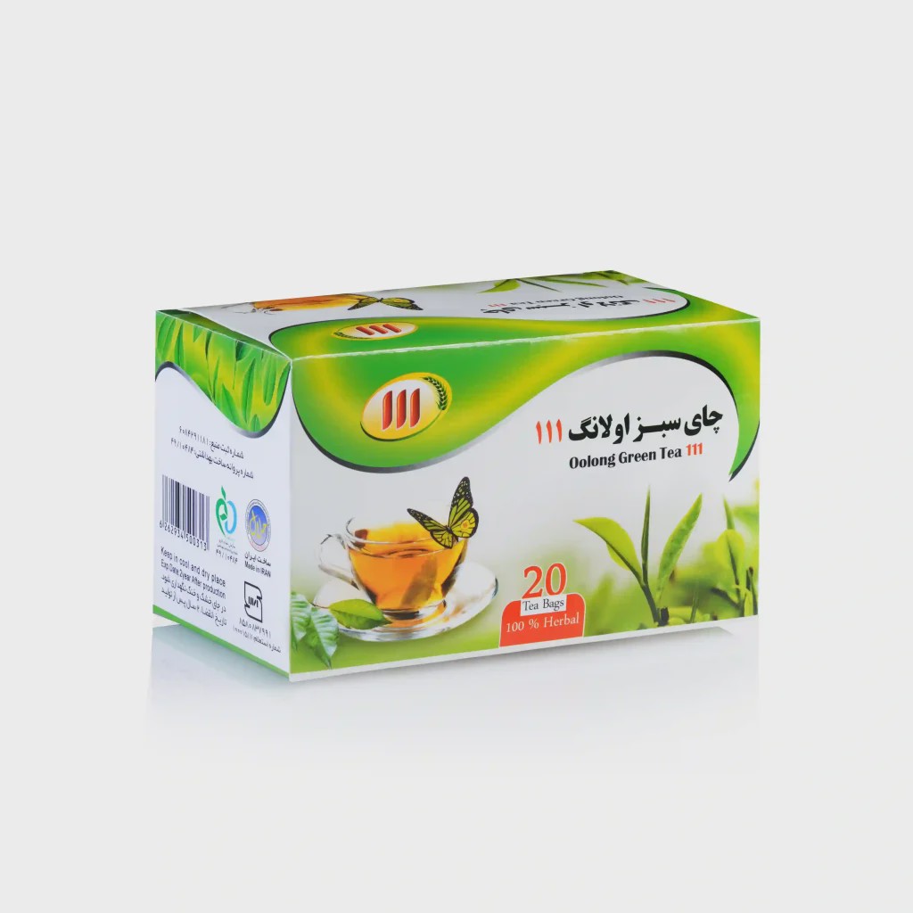 دمنوش چای سبز اولانگ 111 تی بگ 20 عددی