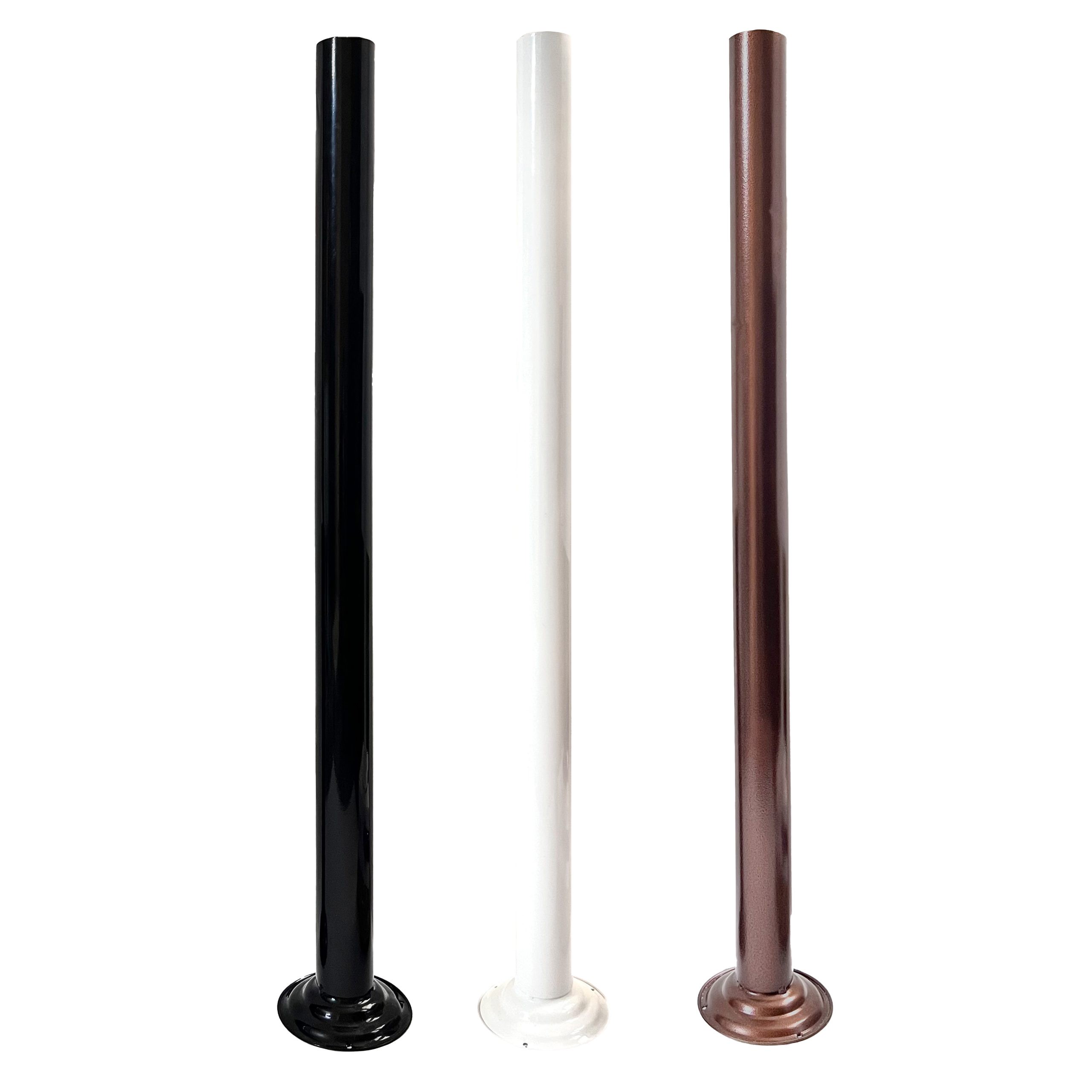 پایه چراغ حیاطی و پارکی فلزی همراه با کفی 80cm