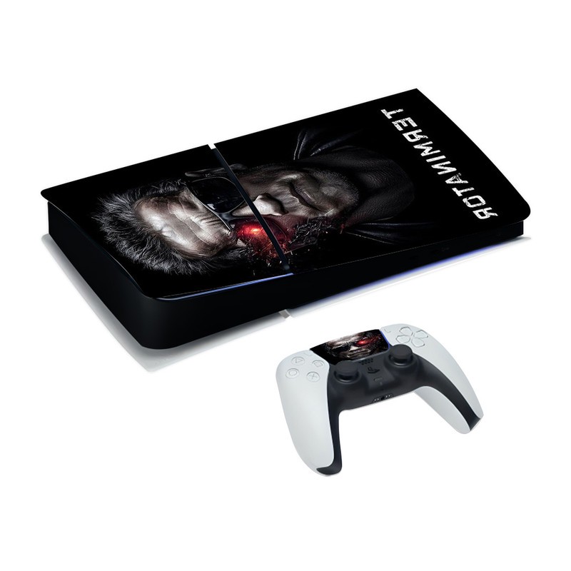 برچسب کنسول بازی پلی استیشن 5 اسلیم کایمون مدل TERMINATOR کدP5S024 بسته 6عددی اکسان استیکر