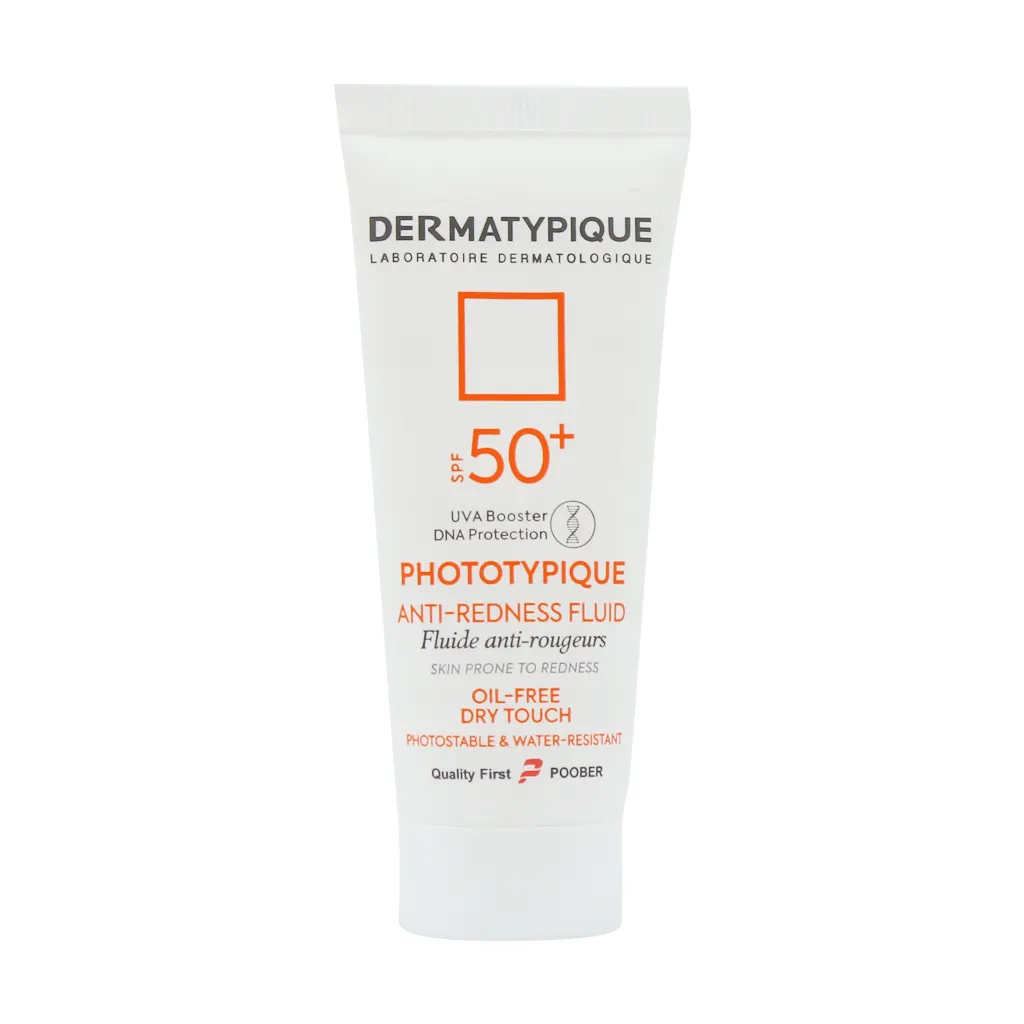 ضد آفتاب بی رنگ پوست قرمز و حساس SPF50 درماتیپیک 40 میلی لیتر