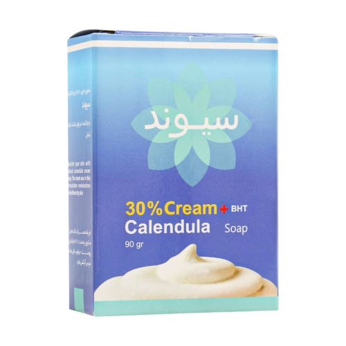 صابون کرم دار 30 درصد سیوند حاوی کالاندولا 90 گرم