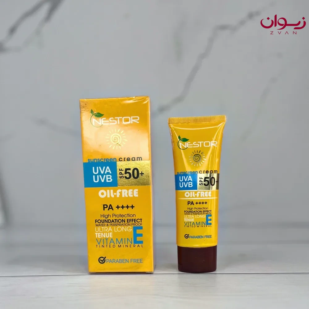 کرم ضدآفتاب مخصوص پوست چرب نستور Nestor