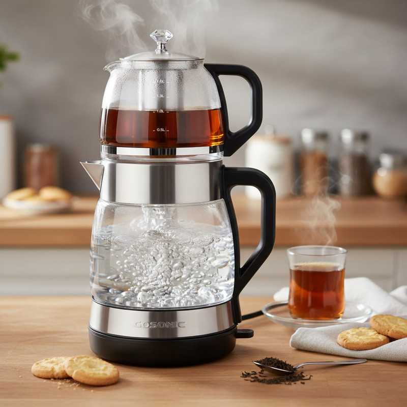 چای ساز روی هم گوسونیک مدل GST-783جدید