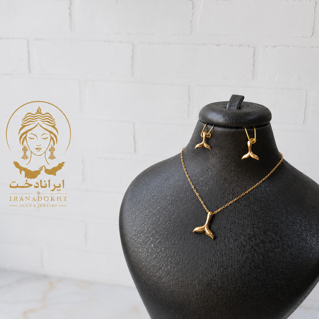 نیم ست وال 990 سوت طلای 18 عیار