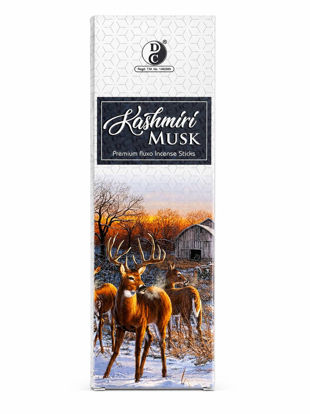 عود مشک کشمیری اصل دست سازKashmiri Musk مدل Premium Fluxo Incense Sticks