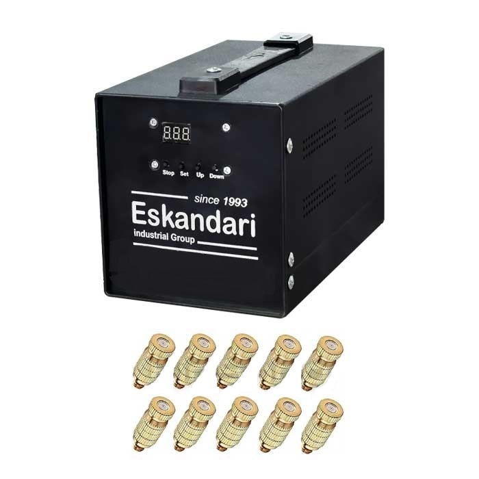 رطوبت ساز نازلی اقتصادی 10 نازل - خرید مستقیم از تولید کننده (پس کرایه)