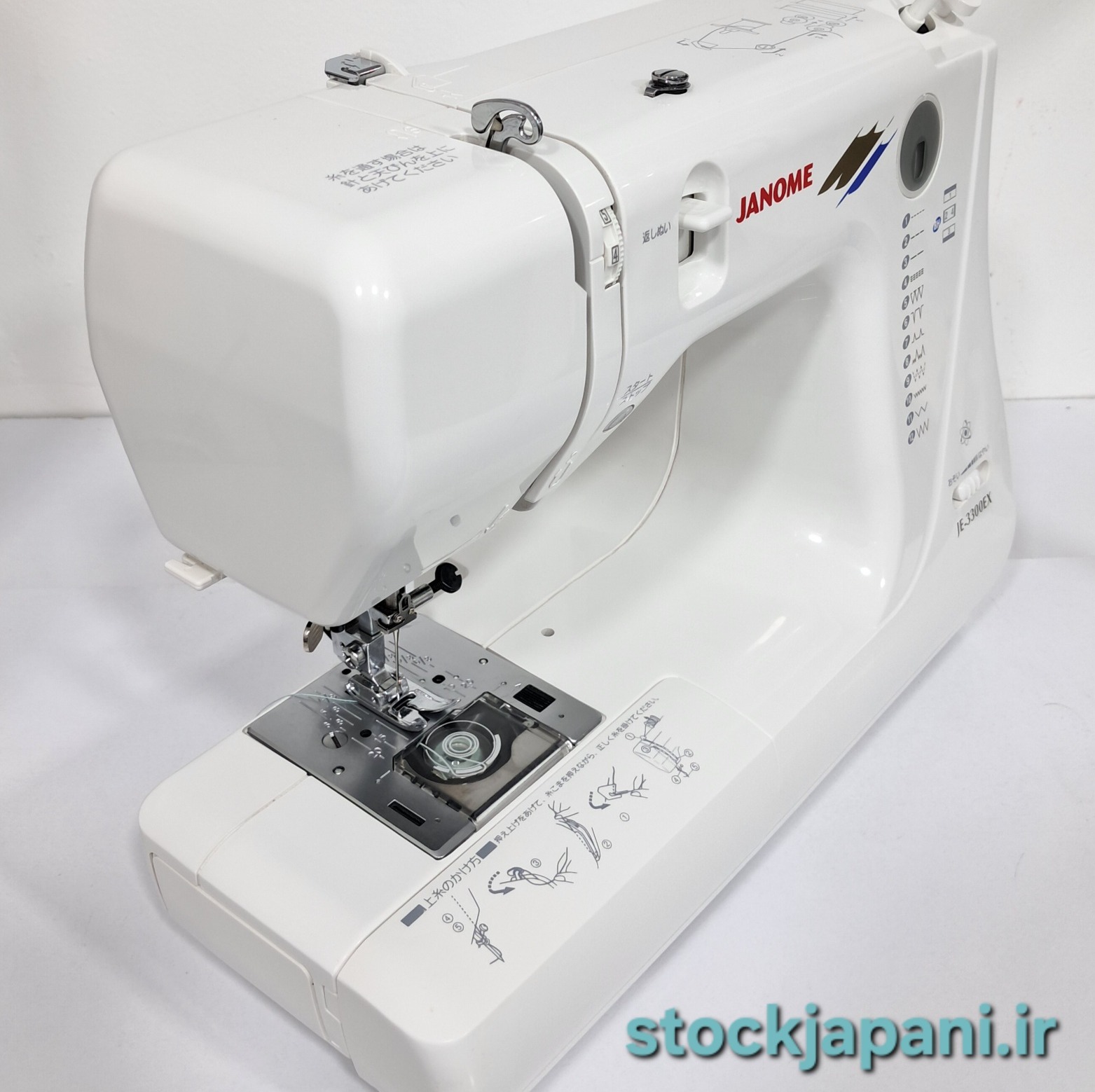 چرخ خیاطی ژانومه مدل660 طرح رنگJE-3300EX