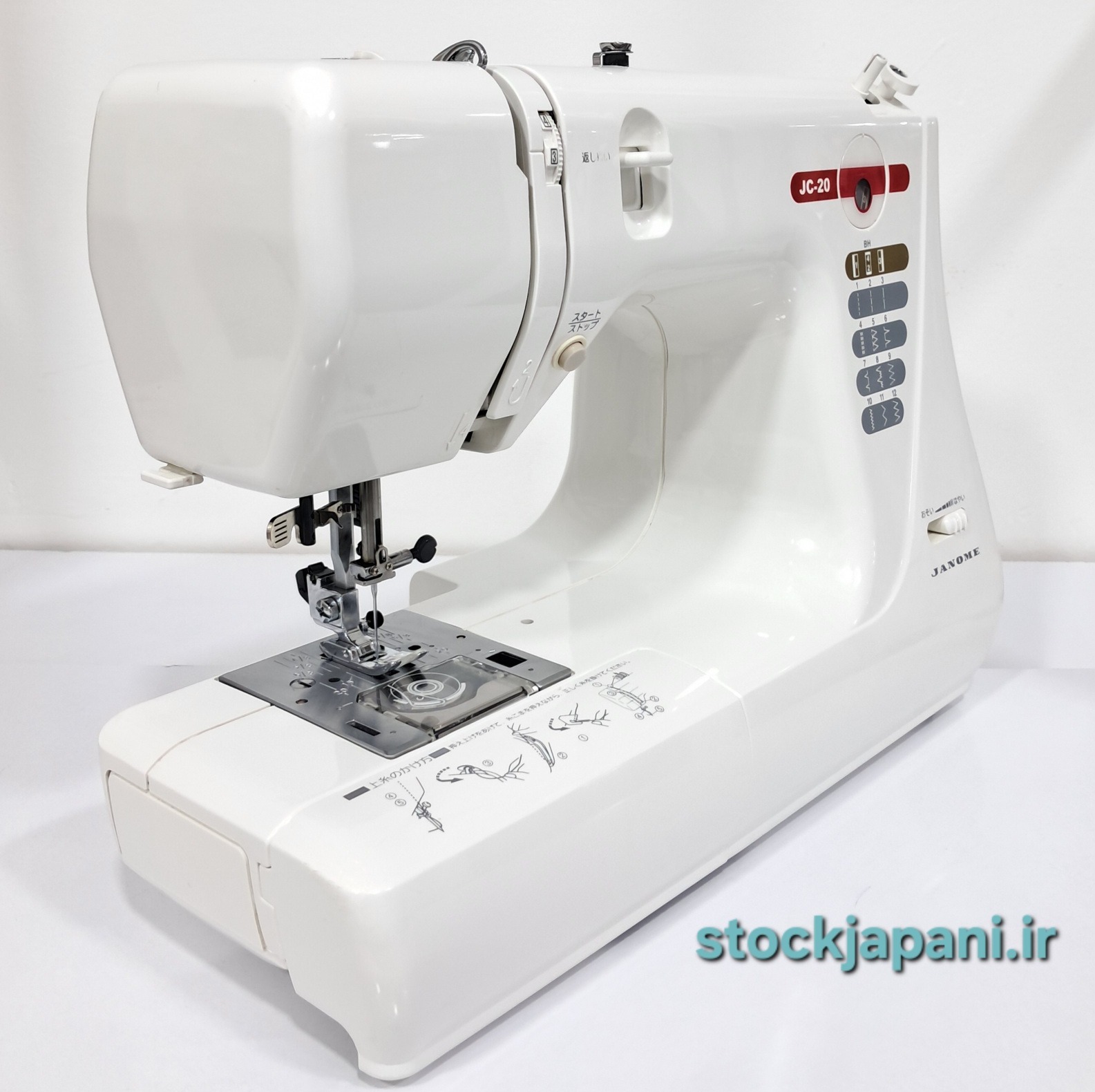 چرخ خیاطی ژانومه مدل660 کدطرح(JC-20)