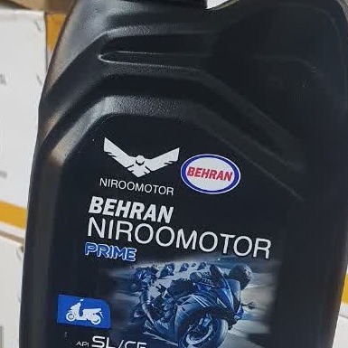 روغن موتورسیکلت بهران نیروموتور پرایم 10W30 SL JASO MB یک لیتری