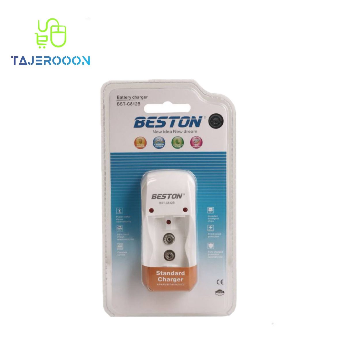 شارژر باتری BESTON بستون مدل BST-C812B