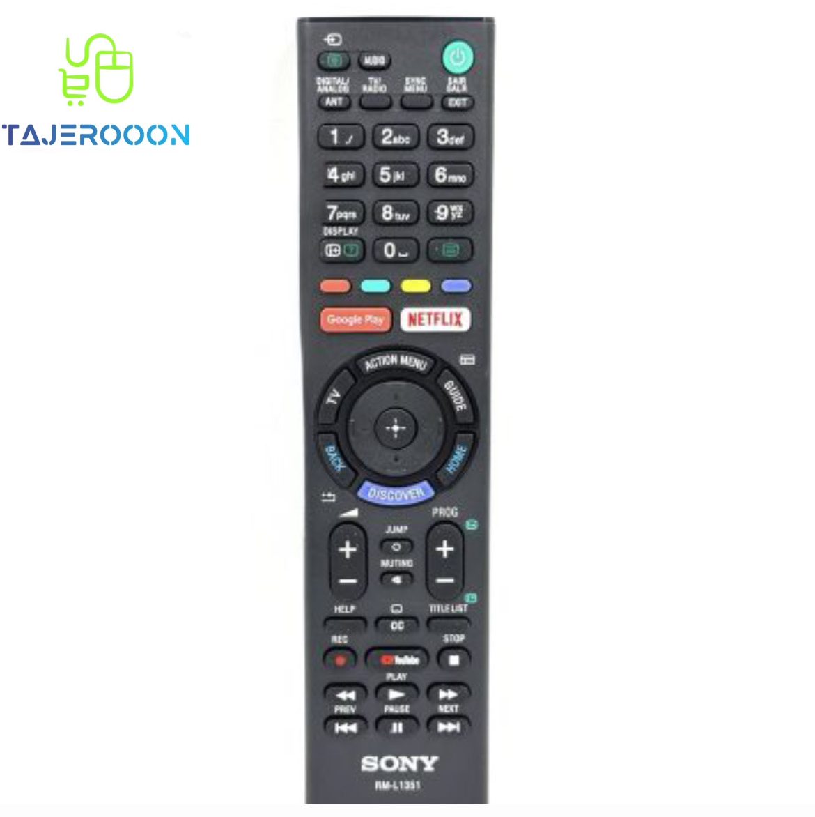 ریموت کنترل تلویزیون SONY سونی RM-L1351 اصلی