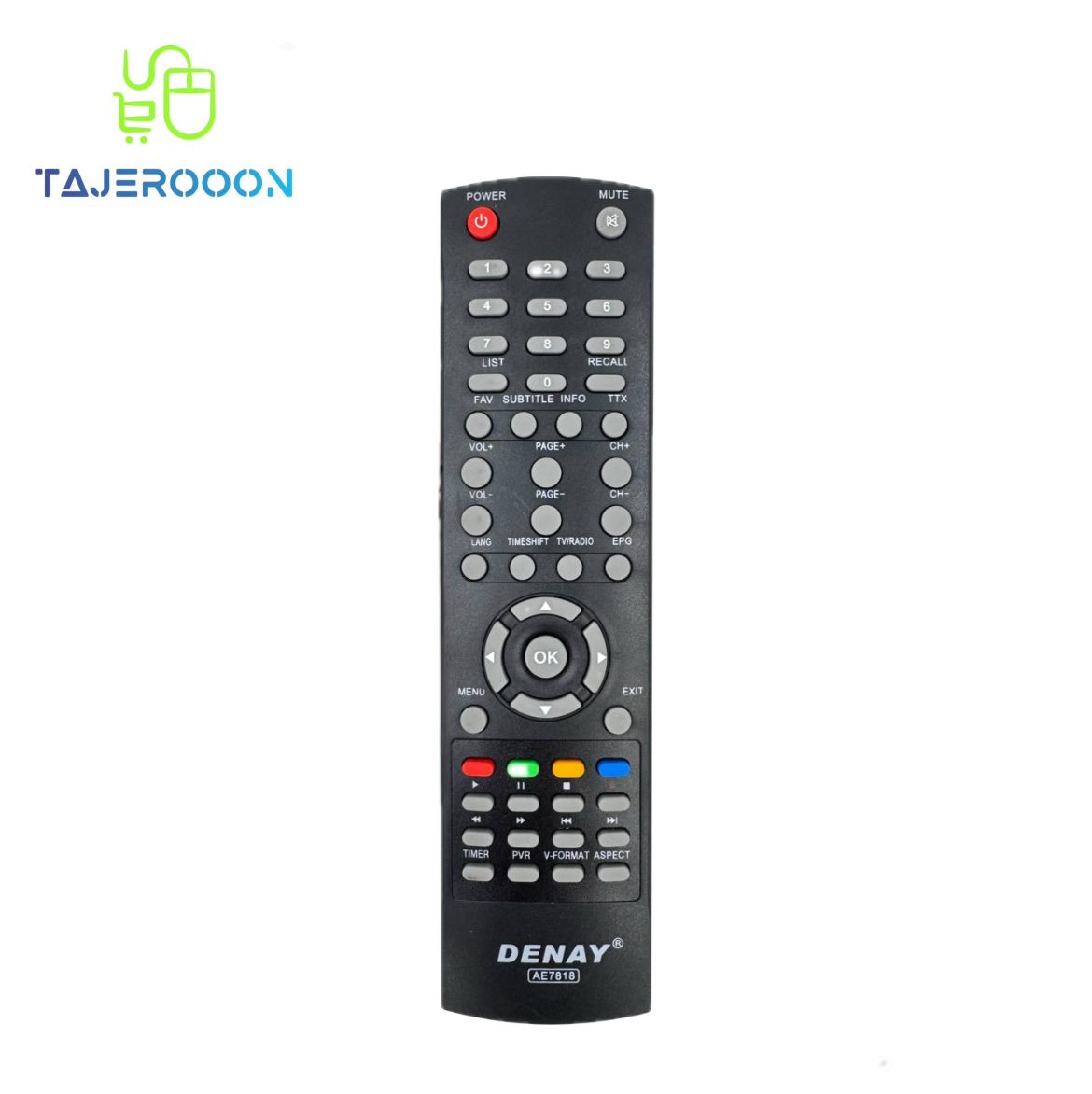 ریموت کنترل گیرنده دنای 7818 DENAY