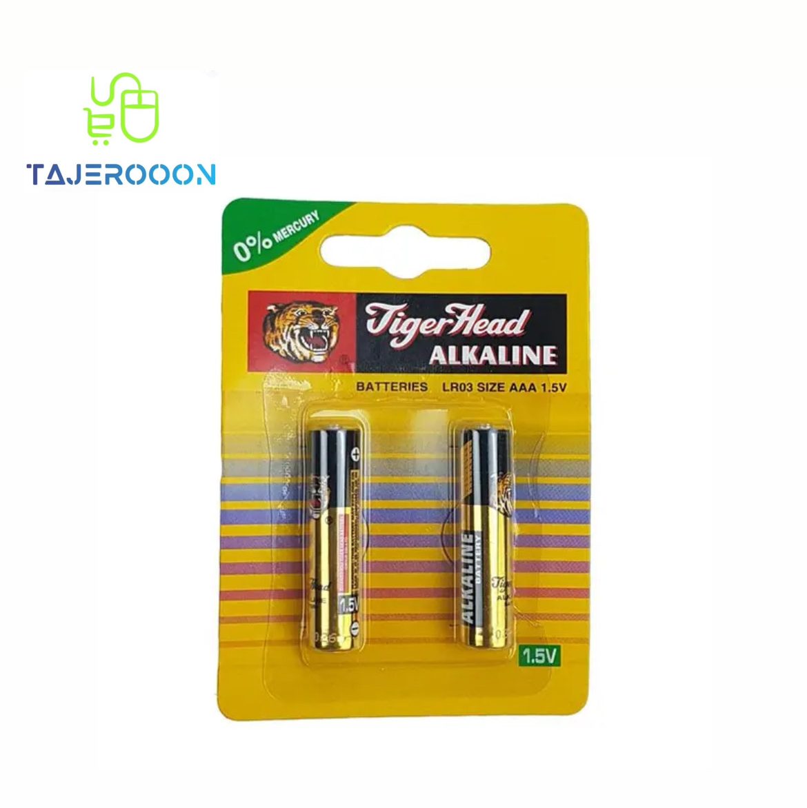 باتری نیم قلمی آلکالاین Tiger تایگر