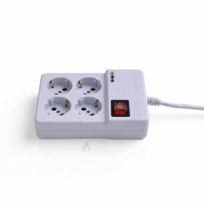 محافظ 4 خانه ارت دار مغز سرامیکی یخچال و فریزر کابل 1.8 متری خیام الکتریک