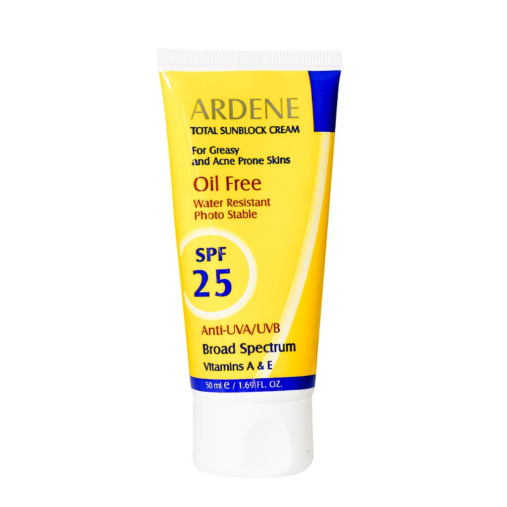 کرم ضد آفتاب فاقد چربی آردن سان SPF25 مناسب پوست چرب 50 میل