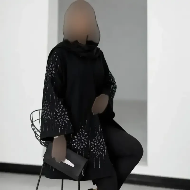 کت مجلسی زنانه مدل آرزو جنس شانتون اندوزی رنگ مشکیجدید