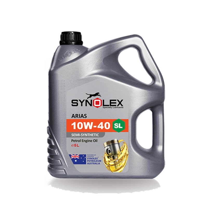 روغن موتور سینولکس 10W-40 SL نیمه سینتتیک چهار لیتری جدید