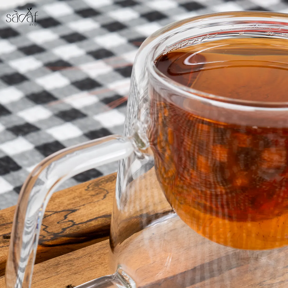 فنجان پیرکس دوجداره هرمی 80 سی سی (یک عددی)