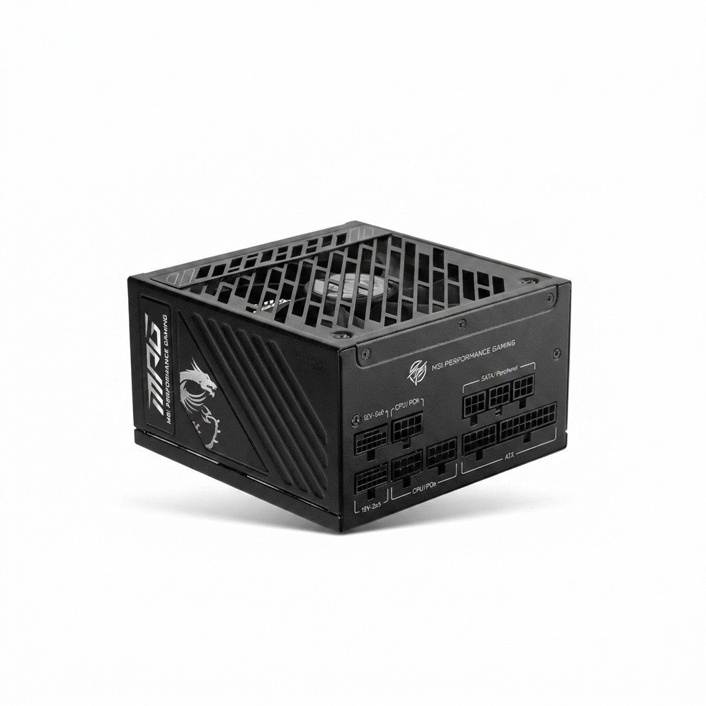 منبع تغذیه کامپیوتر 1250 وات ام اس آی مدل MPG A1250GS GOLD PCIE5