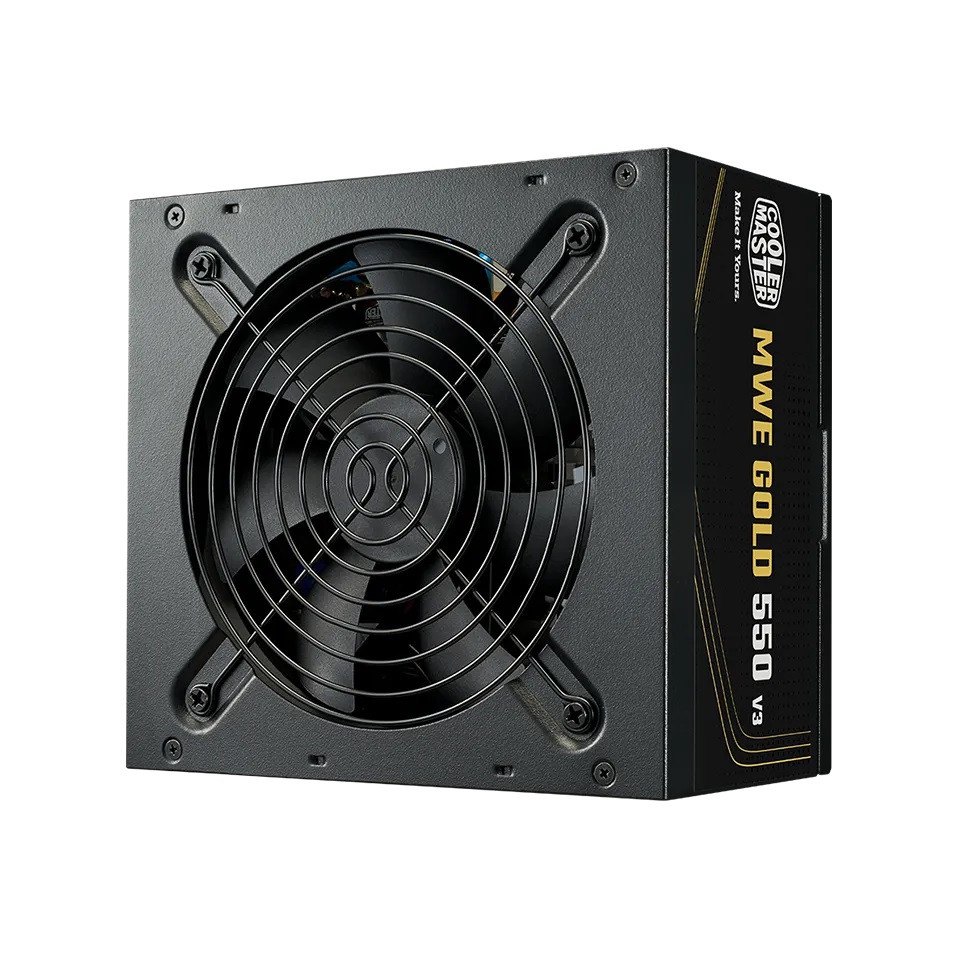 منبع تغذیه کامپیوتر 850 وات کولر مستر مدل MWE 850 Gold V3 ATX 3.1 Non-Modular