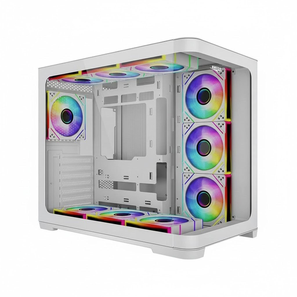 کیس کامپیوتر گیمینگ اوست مدل GT-AQ18-MWجدید