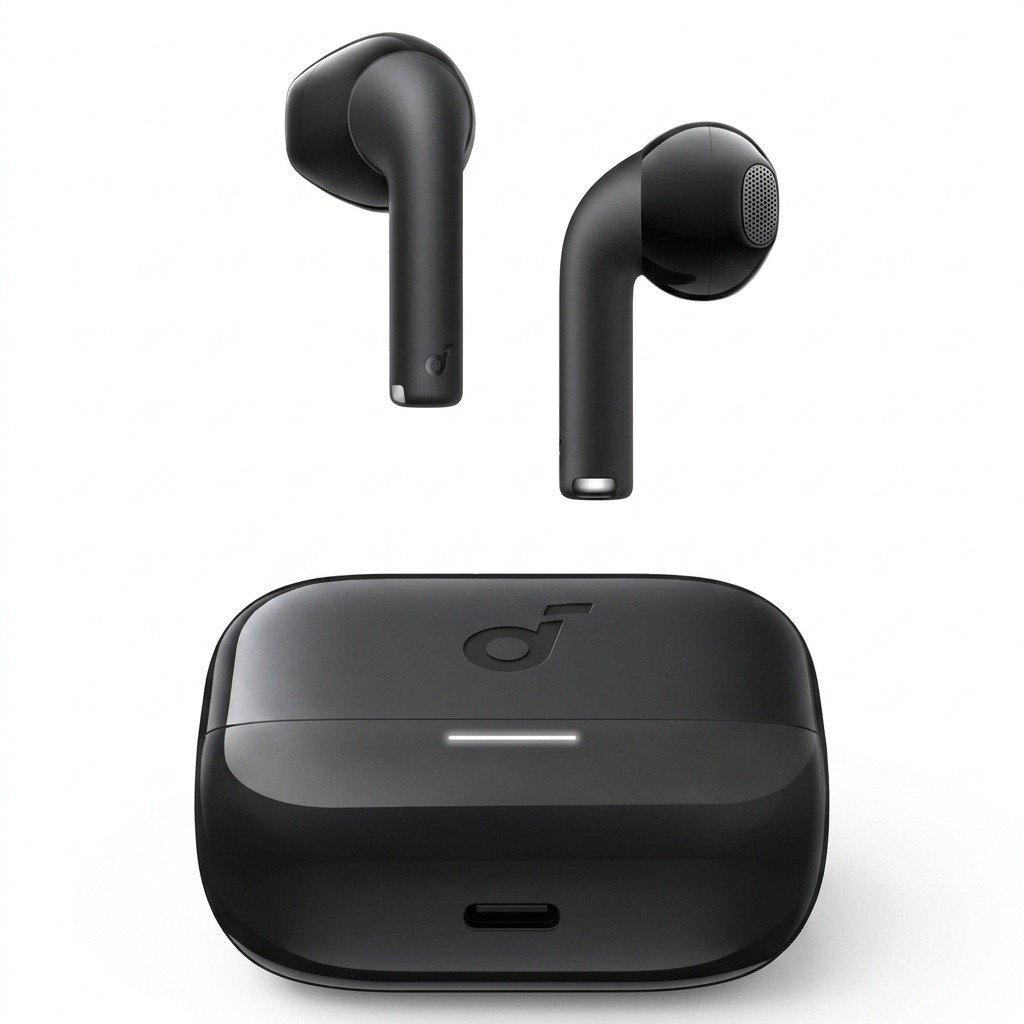 هدفون بلوتوثی انکر مدل Soundcore K20i با نویز کنسلینگ میکروفون (ENC)، درگاه شارژ USB Type-C، دارای کنترل لمسی، مقاوم درجدید