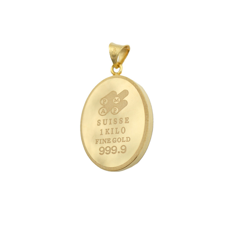آویز گردنبند طلا 18 عیار زنانه مایا ماهک طرح MM1933 - 3 شمش سوئیسجدید