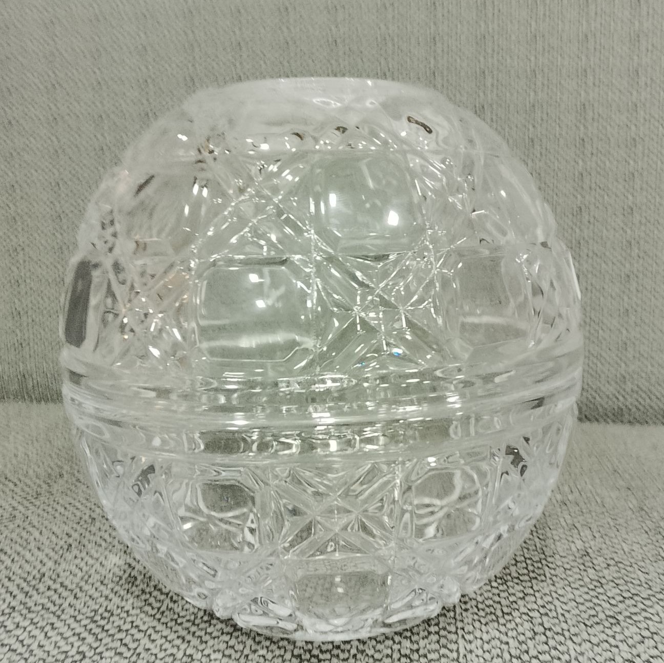 جا دستمالی کاغذی توپی شیشه ای