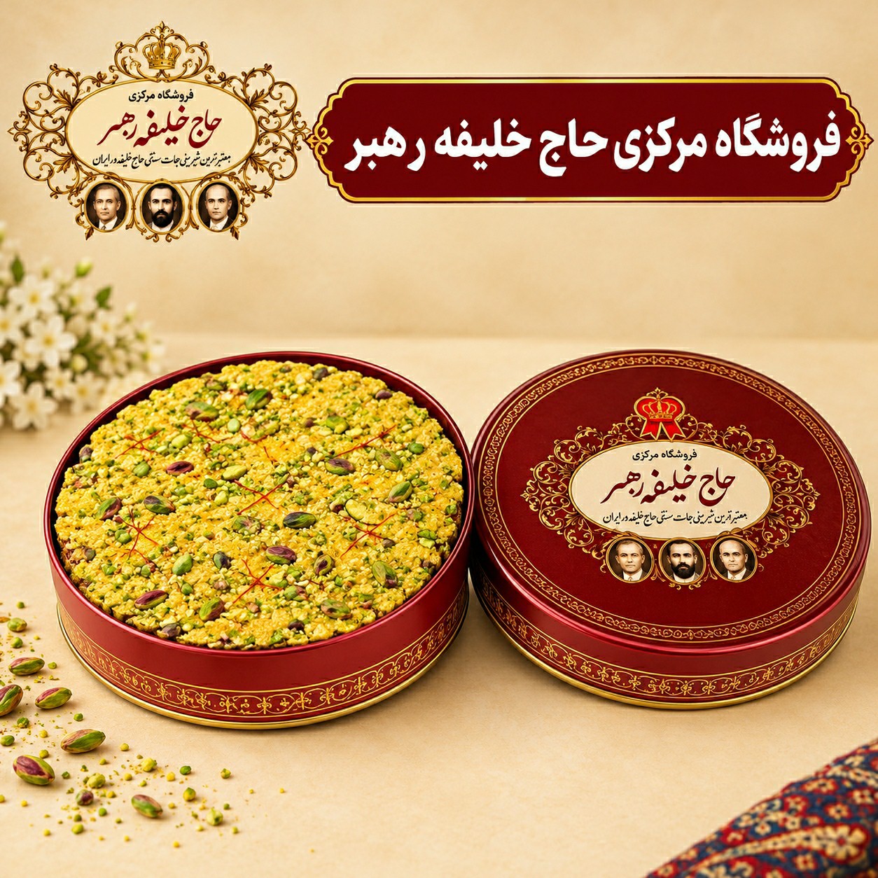 شیرینی سوهان خانی سنتی حاج خلیفه علی رهبر و شرکاء