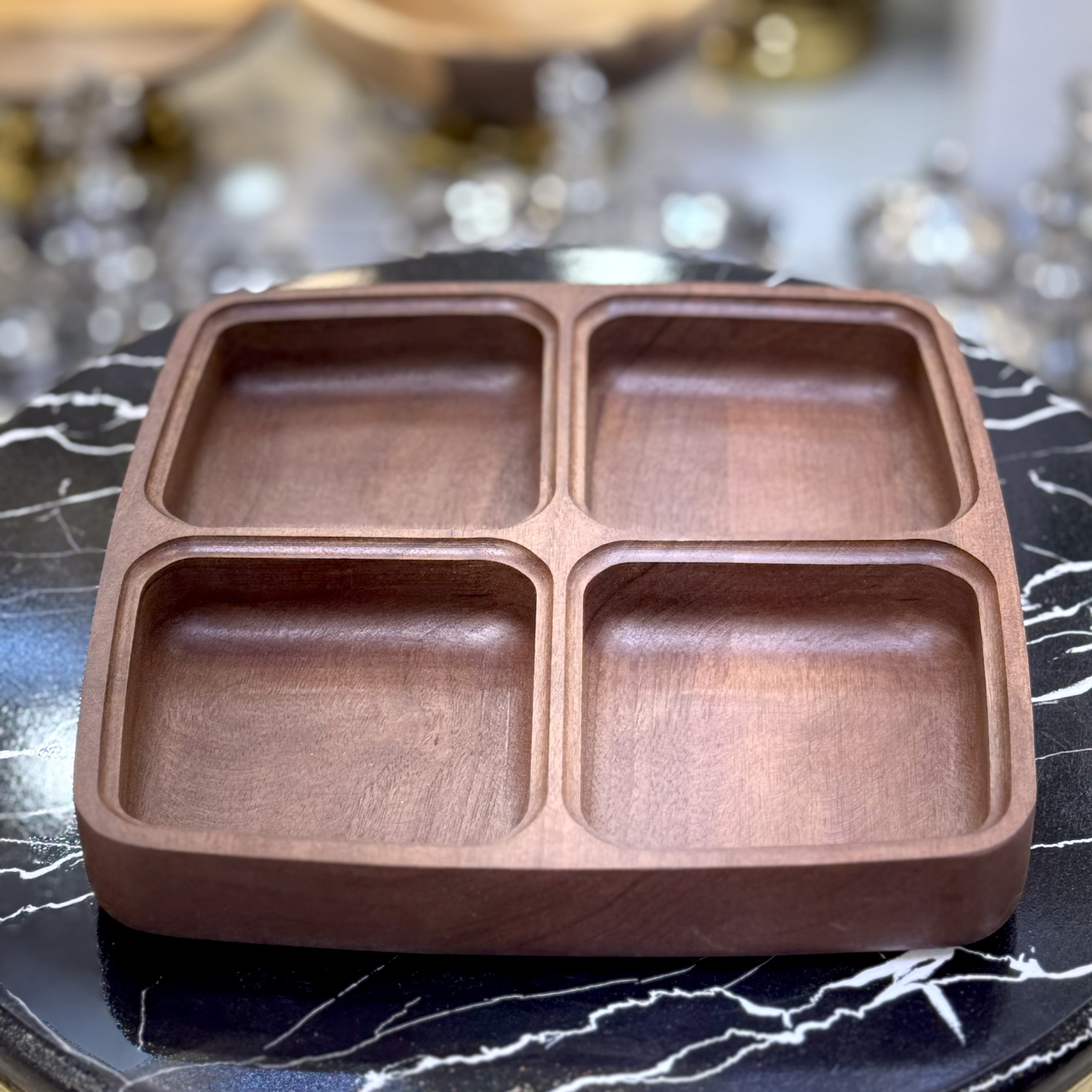 اردورخوری چوبی مربع چهار خانه treeti تریتی کوچک B2115