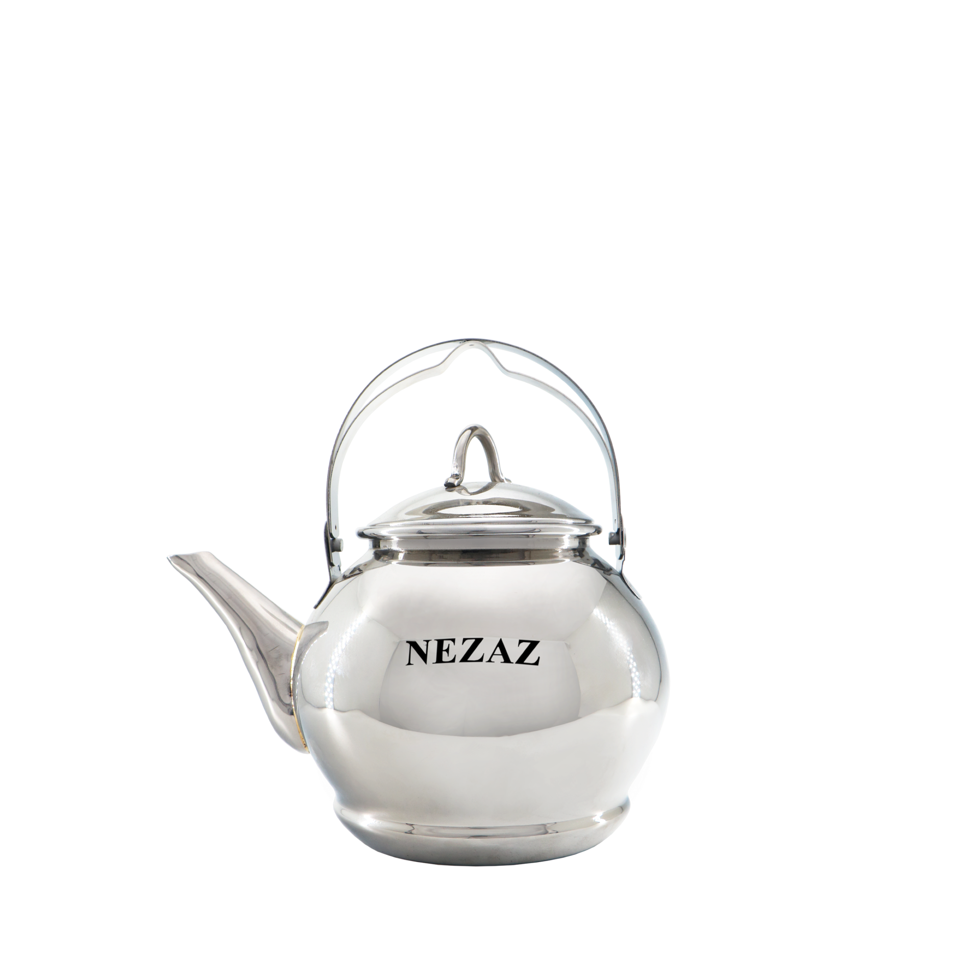 کتری لوله دار استیل 1 لیتر نزاز کد 2202