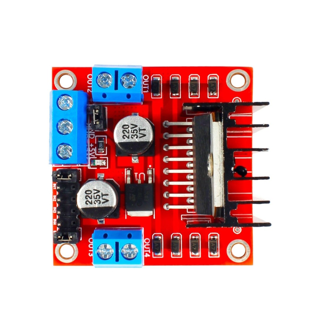 ماژول درایور موتور DC دو کاناله L298Nجدید