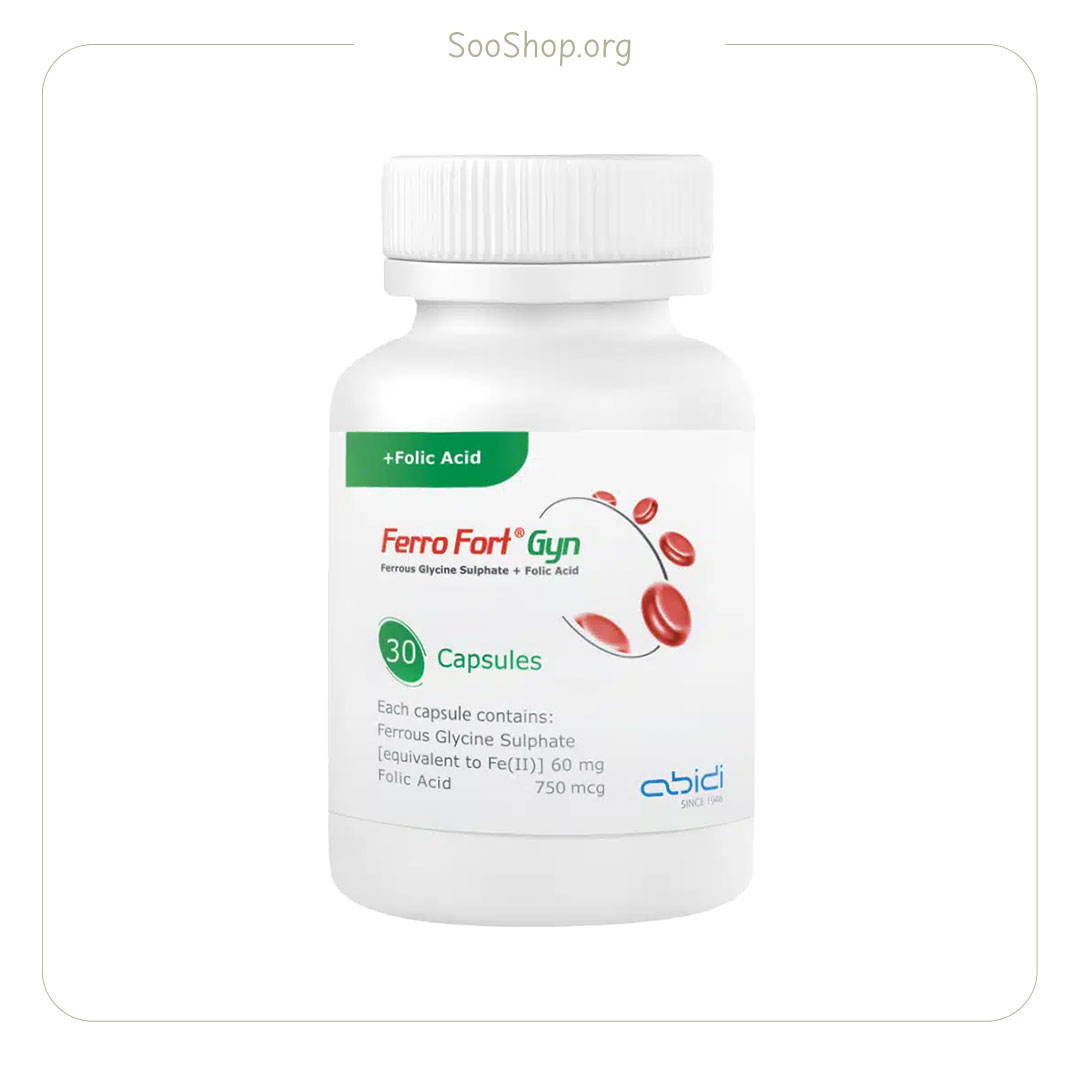 کپسول فرو فورت گاین عبیدی – Abidi Ferro Fort Gyn (30 Caps)
