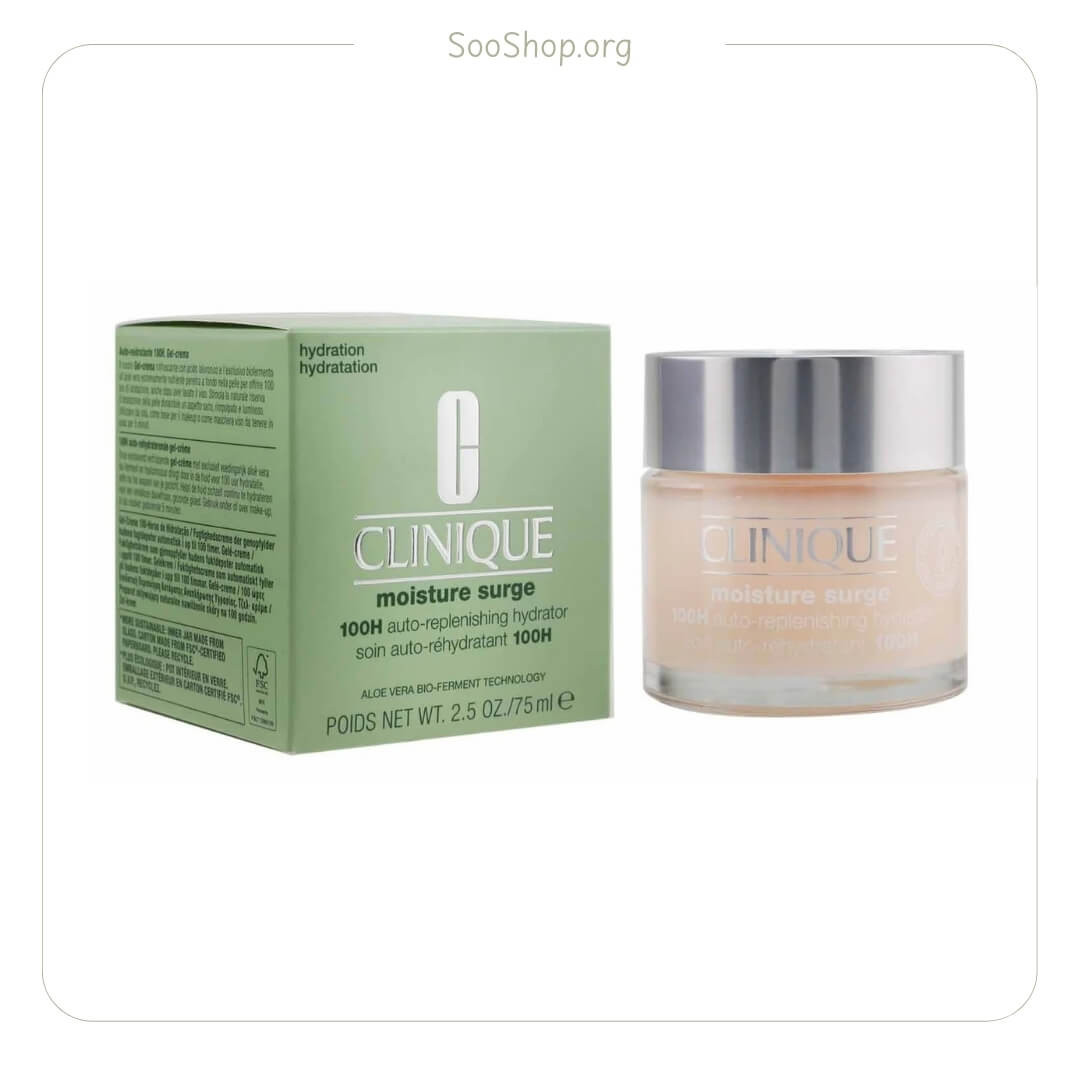 کرم آبرسان 100 ساعته کلینیک مدل مویسچر سرج 50میل (اصل) | Clinique Moisture Surge 100H Auto-Replenishing Hydrator 50m;
