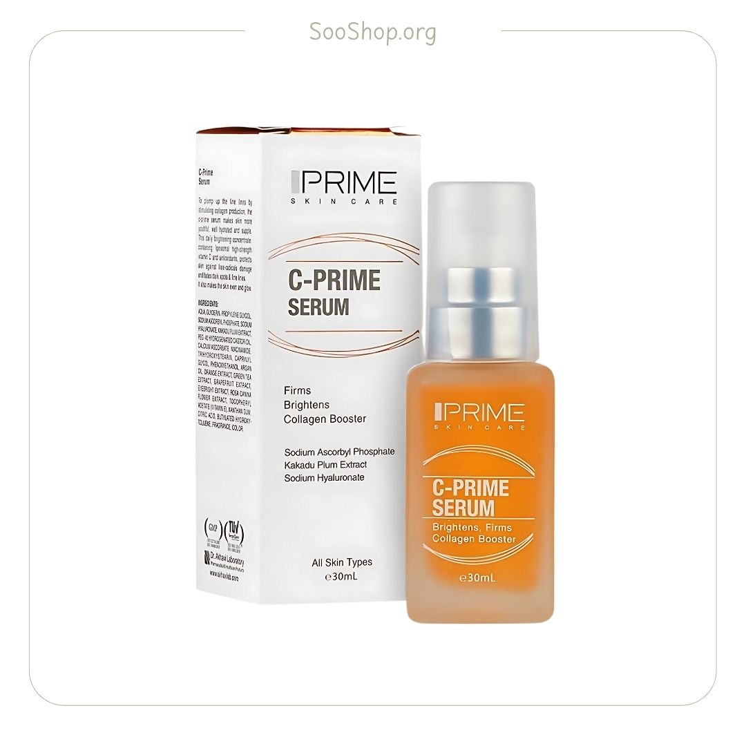 سرم ویتامین سی پرایم مدل C-Prime حجم 30 میلی لیتر Prime Vitamin C Serum 30ml