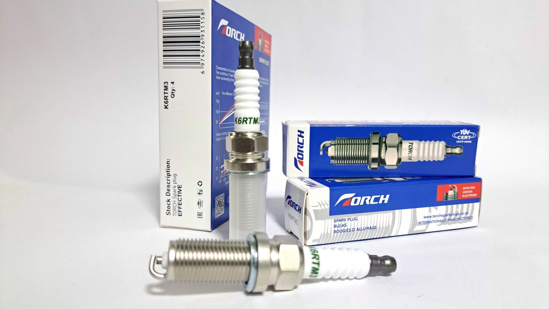 شمع TU5 پژو K6RTM3 تورچ TORCH بسته 4 عددی