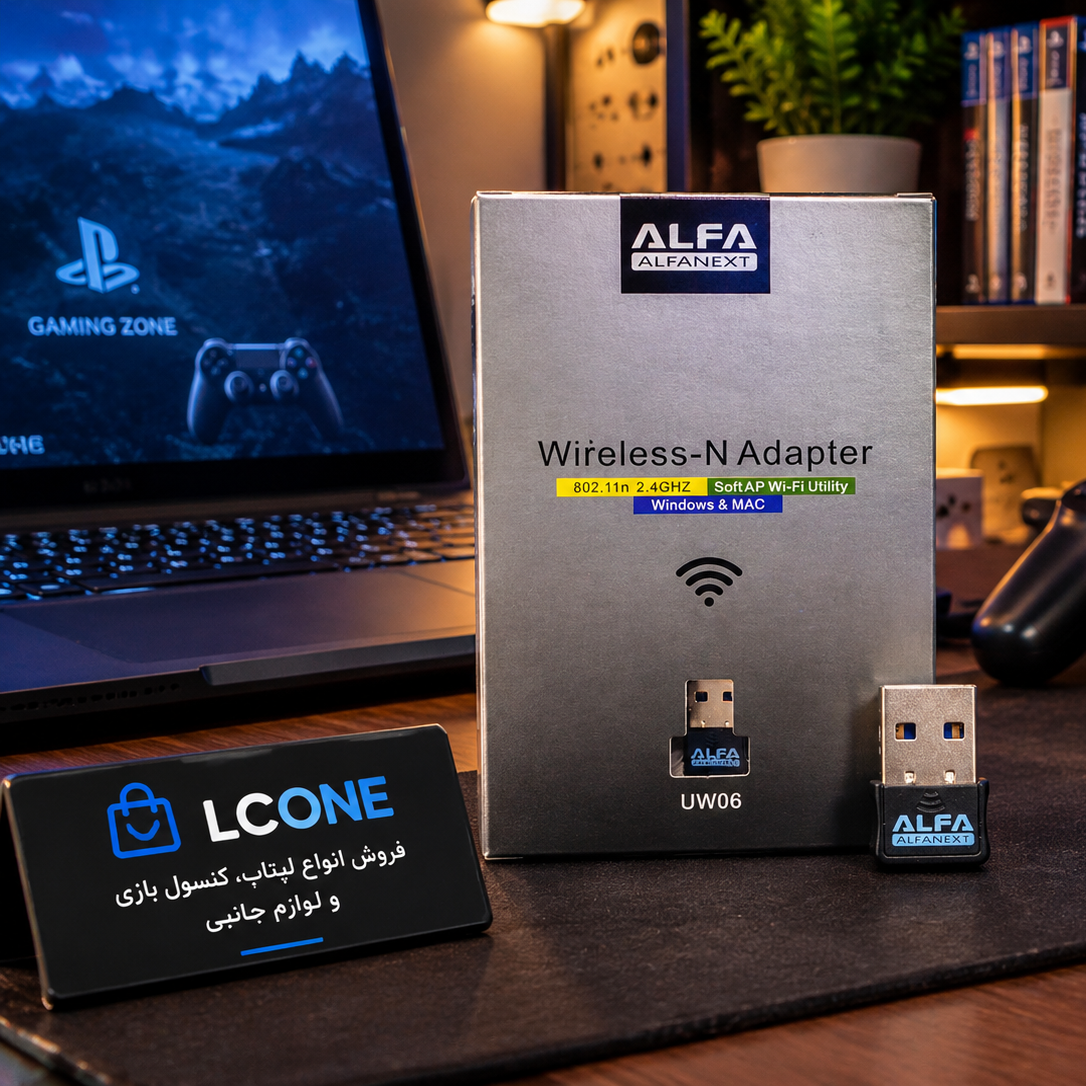 دانگل WiFi برند ALFA NET مدل UW06