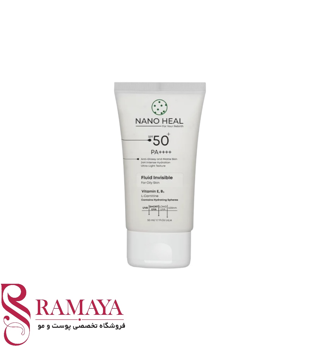 فلویید ضدآفتاب پوست چرب نانوهیل SPF50