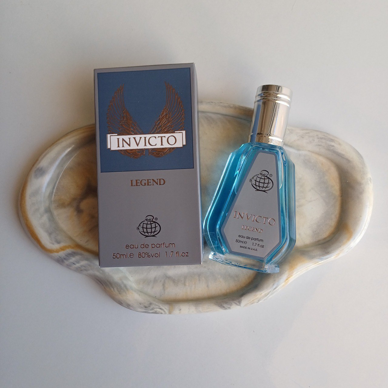 ادکلن مردانه پاکو رابان اینوکتوس لجند فرگرانس ورد حجم 50 میل Fragrance World Paco Rabanne Invictus Legend
