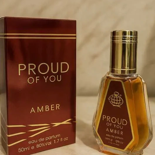 ادکلن مردانه-زنانه جورجیو آرمانی پرود آف یو امبر فرگرانس ورد حجم 50 میل Fragrance World Emporio Armani Proud Of You A