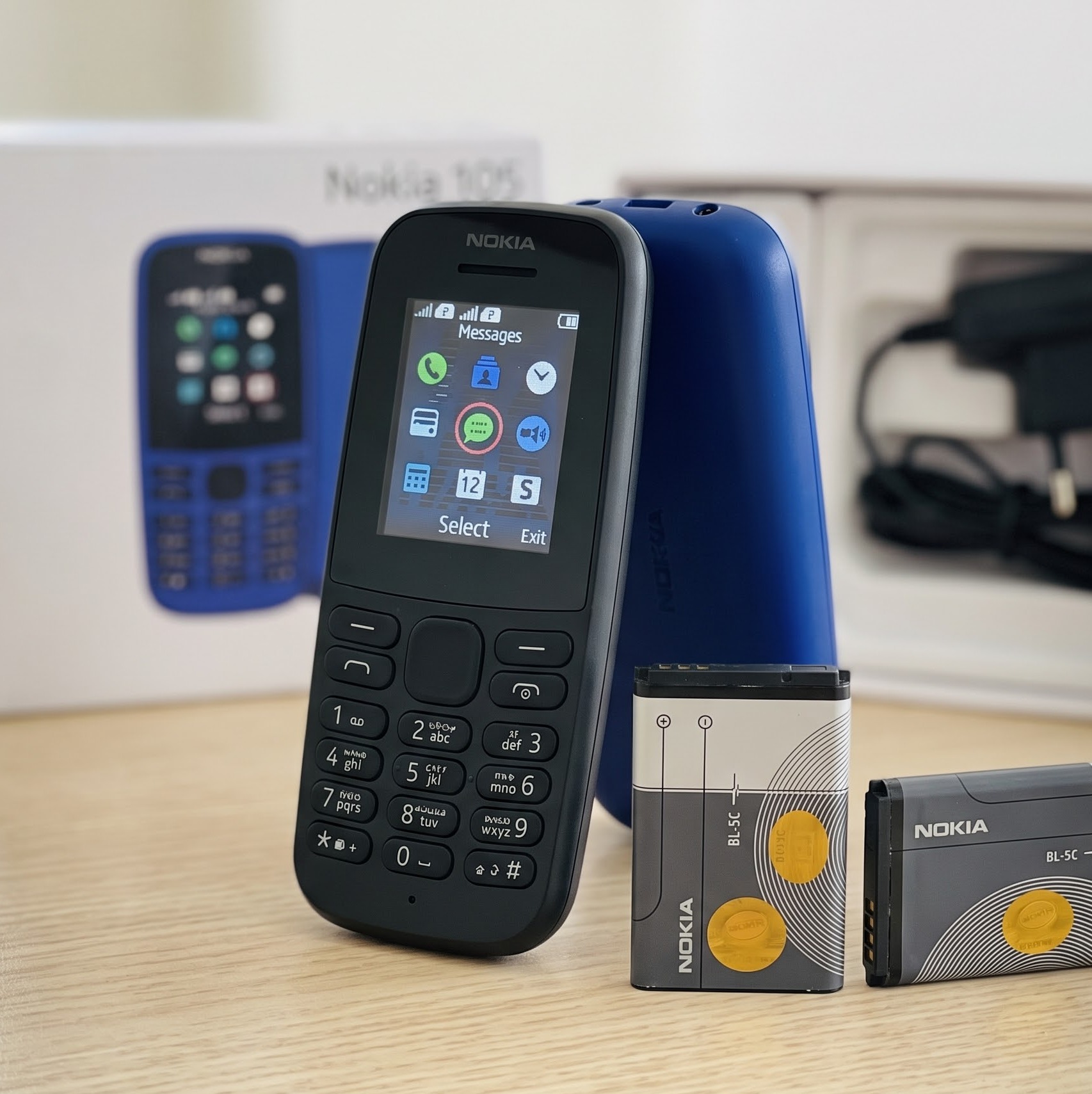 نوکیا 105 nokia + باتری تقویتی اضافه (ارسال سریع)جدید