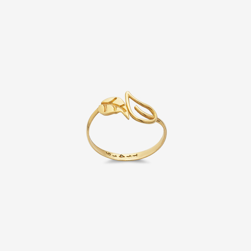 انگشتر طلا 18 عیار زنانه طلای صداقت مدل AN-MN11جدید