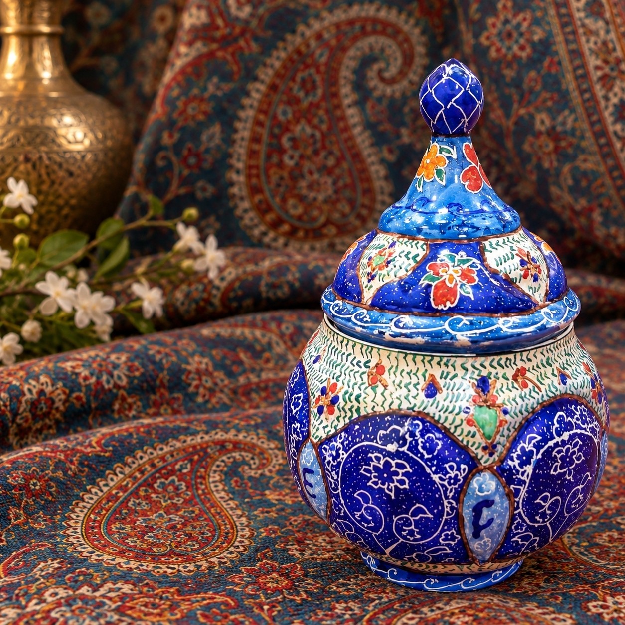 قندان16سانتی میناکاری