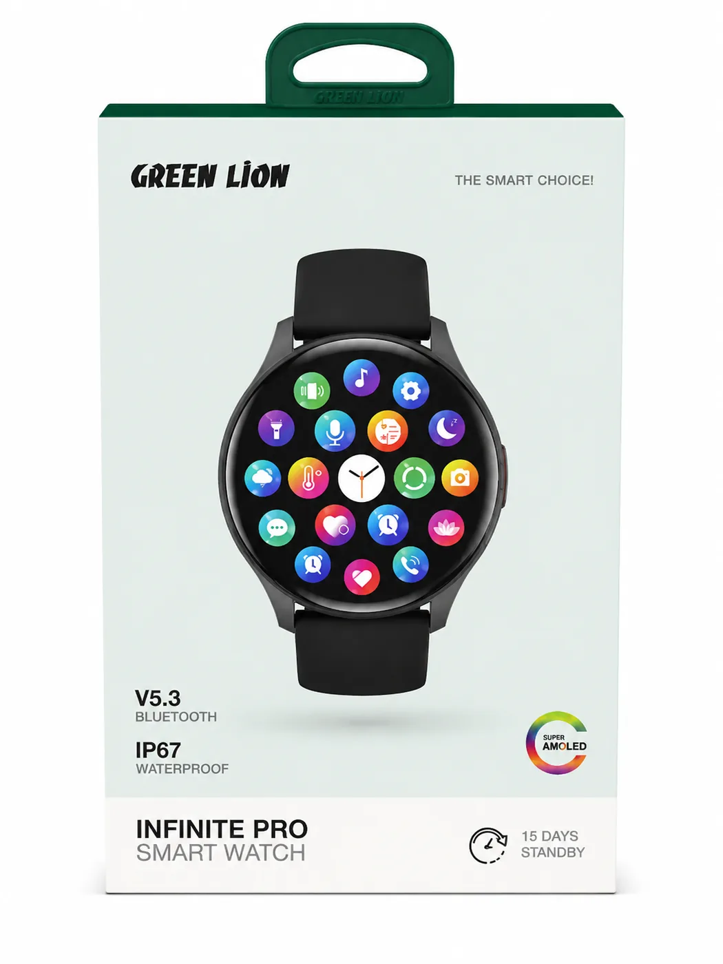 ساعت هوشمند GL-ISW9 Green Lion Infinite Pro Smat Watchجدید