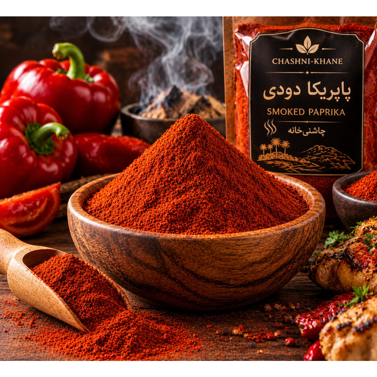 پاپریکا دودی درجه یک