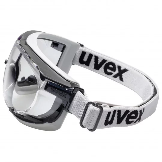 عینک ایمنی گاگل لنز شفاف uvex مدل carbonvision